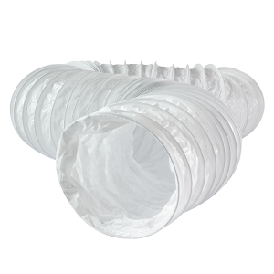 Воздуховод гибкий ПВХ AFS VINYLAFS WHITE (160 мм/10 м)