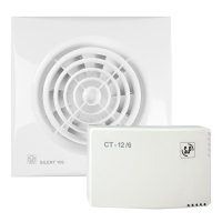 Накладной вентилятор Soler Palau KIT SILENT-100 CZ 12V + CT-12/14