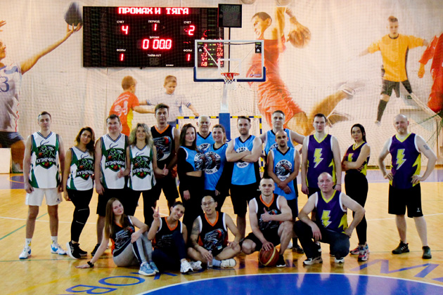 В компании Благовест прошёл дружеский баскетбольный матч: честная борьба и отличное настроение