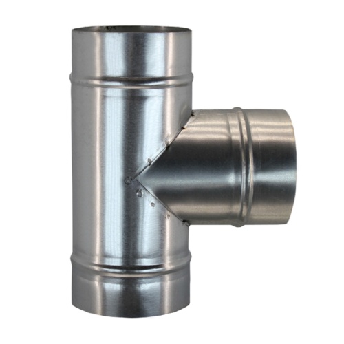Тройник круглый (оц. сталь) d200/200/200