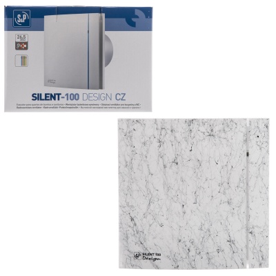 Вытяжной вентилятор Soler Palau SILENT-100 CZ MARBLE WHITE DESIGN 4C