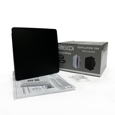 Накладной вентилятор Seicoi Floxy Design 100 Matt black (SMAZ04-01 matt black) Накладной вентилятор Seicoi Floxy Design 100 Matt black (SMAZ04-01 matt black)