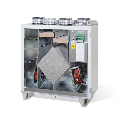 Приточно-вытяжная установка с пластинчатым рекуператором DOMEKT-P-400-V