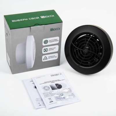 Вытяжной вентилятор Seicoi Ratio 100 Matt black