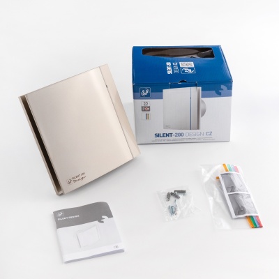 Вентилятор вытяжной 120 мм Soler Palau SILENT-200 CZ CHAMPAGNE DESIGN 4C