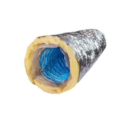 Воздуховод утепленный гибкий антибактериальный AFS SONOAFS ALU Hygiene (160 мм/10 м)