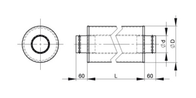 Шумоглушитель 315/1,0 Шумоглушитель 315/1,0