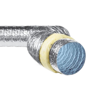 Воздуховод утепленный гибкий антибактериальный AFS SONOAFS ALU Hygiene (160 мм/10 м)