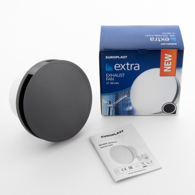 Вентилятор вытяжной 125 мм Europlast EAT125A черный