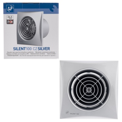 Накладной вентилятор Soler Palau SILENT-100 CZ SILVER Накладной вентилятор Soler Palau SILENT-100 CZ SILVER