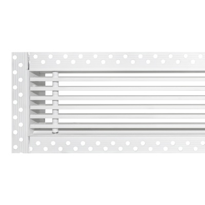 Вентиляционная решетка Brofer FUTURE 10 белая (400x100 мм)