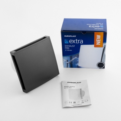 Вытяжной вентилятор Europlast EET125A черный