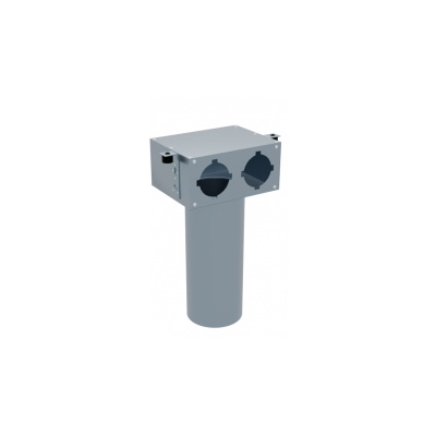 Вентиляционный потолочный пленум Flexag PCP-125/90x2, D125, на 2 выxода, L=300 мм