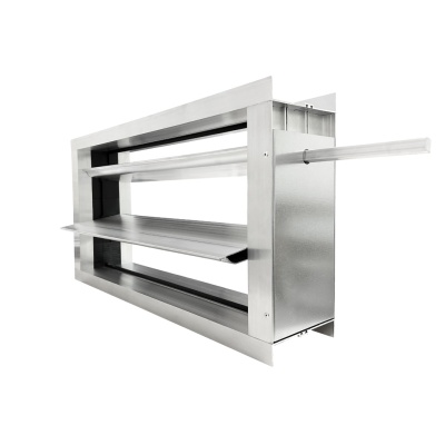 Дроссель-клапан прямоугольный под электропривод (оц. сталь) 500х300