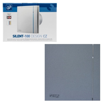 Накладной вентилятор Soler Palau SILENT-100 CZ STONE GREY DESIGN 4C Накладной вентилятор Soler Palau SILENT-100 CZ STONE GREY DESIGN 4C