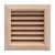 Деревянная вентиляционная решетка, бук 112x112