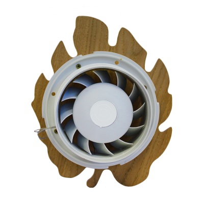 Высокотемпературный накладной вентилятор для саун ММ 120-S Дубок (дерево)